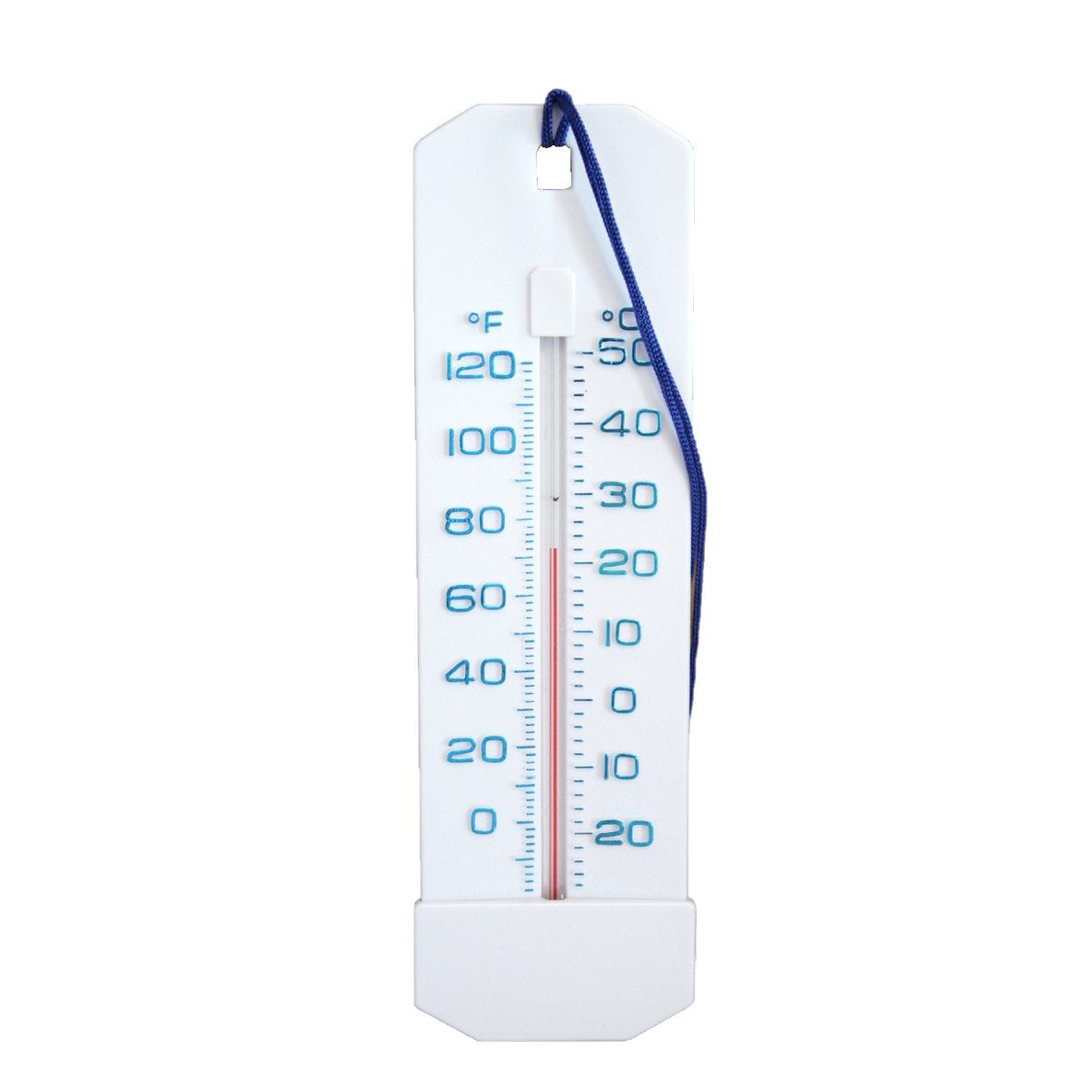 Schwimmthermometer Jumbo 26 cm Weiß Schnur Temperatur Messung °C & °F Pool Schwimmbad