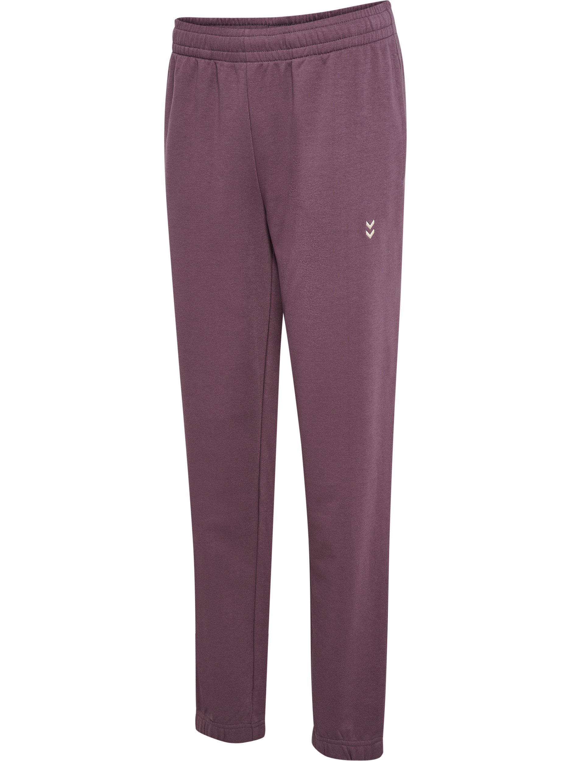 hummel Jogginghose HMLPULSE W SWEAT PANTS mit gesticktem Chevron-Logo, aus Baumwolle und Polyester