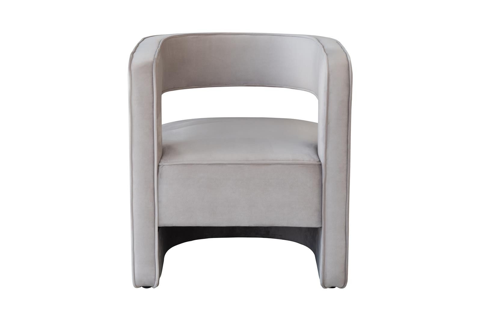 Qiyano Sessel Moderner Lounge-Sessel Taupe - günstig online kaufen