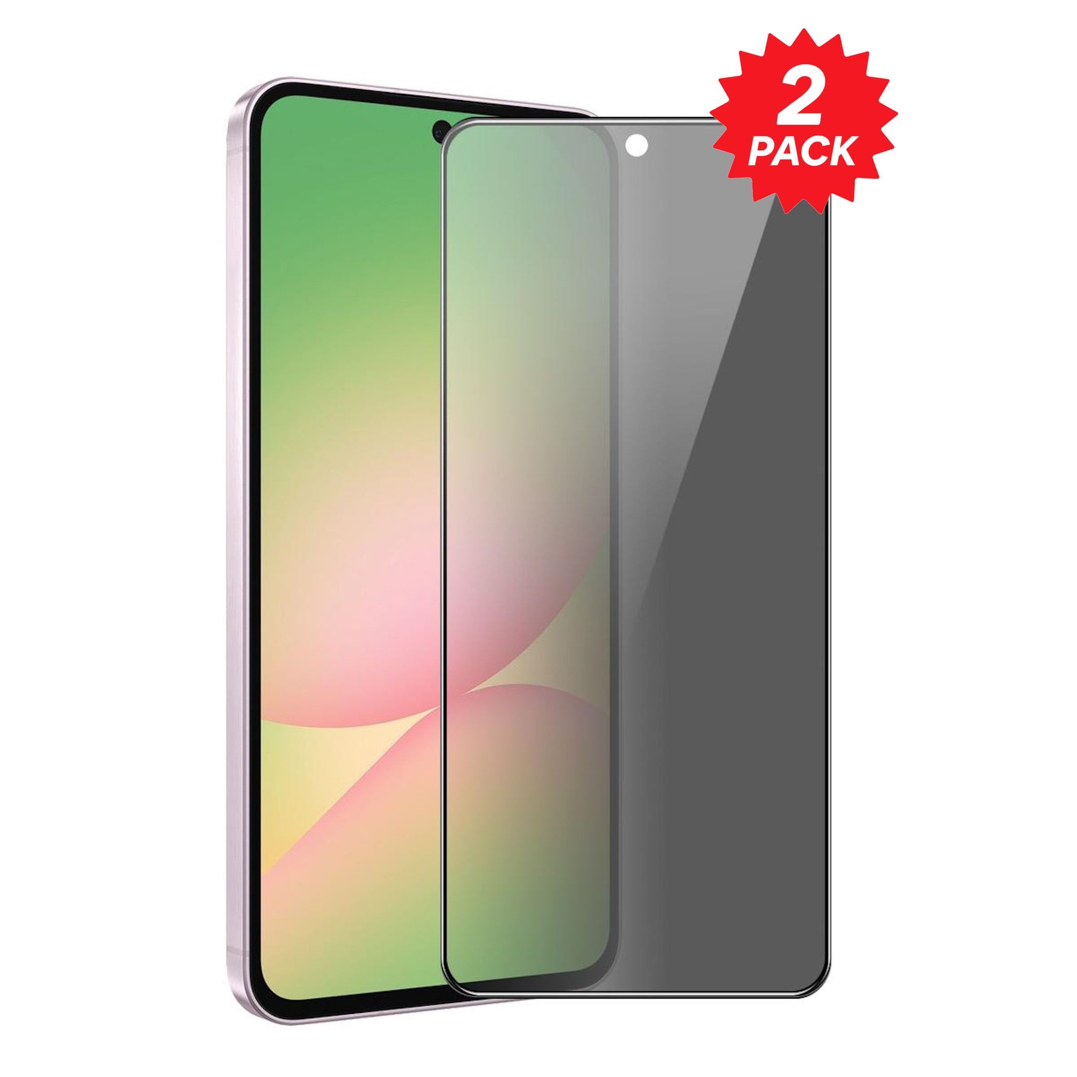 Wigento Displayschutzglas Privacy 2x für Samsung Galaxy S26 FE 5G Display 9H Glas Blickschutz für Samsung Galaxy S26 FE 5G, Spar Set Privacy Display Schutz Glas
