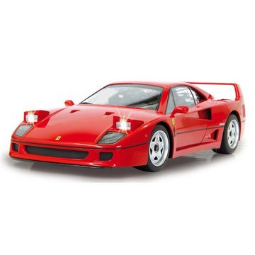 Jamara RC-Auto Ferrari F40, Maßstab 1:14, rot, 27MHz ferngesteuert, mit LED Fahrlicht