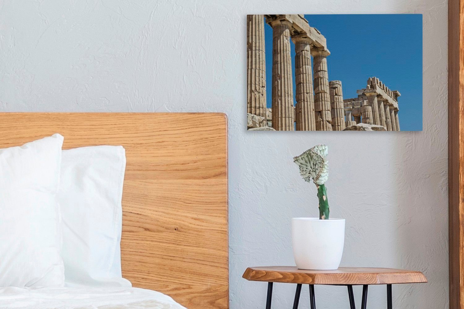 OneMillionCanvasses® Leinwandbild Ruinen des Parthenon, Wandbild St), cm Leinwandbilder, Aufhängefertig, 30x20 Wanddeko, (1