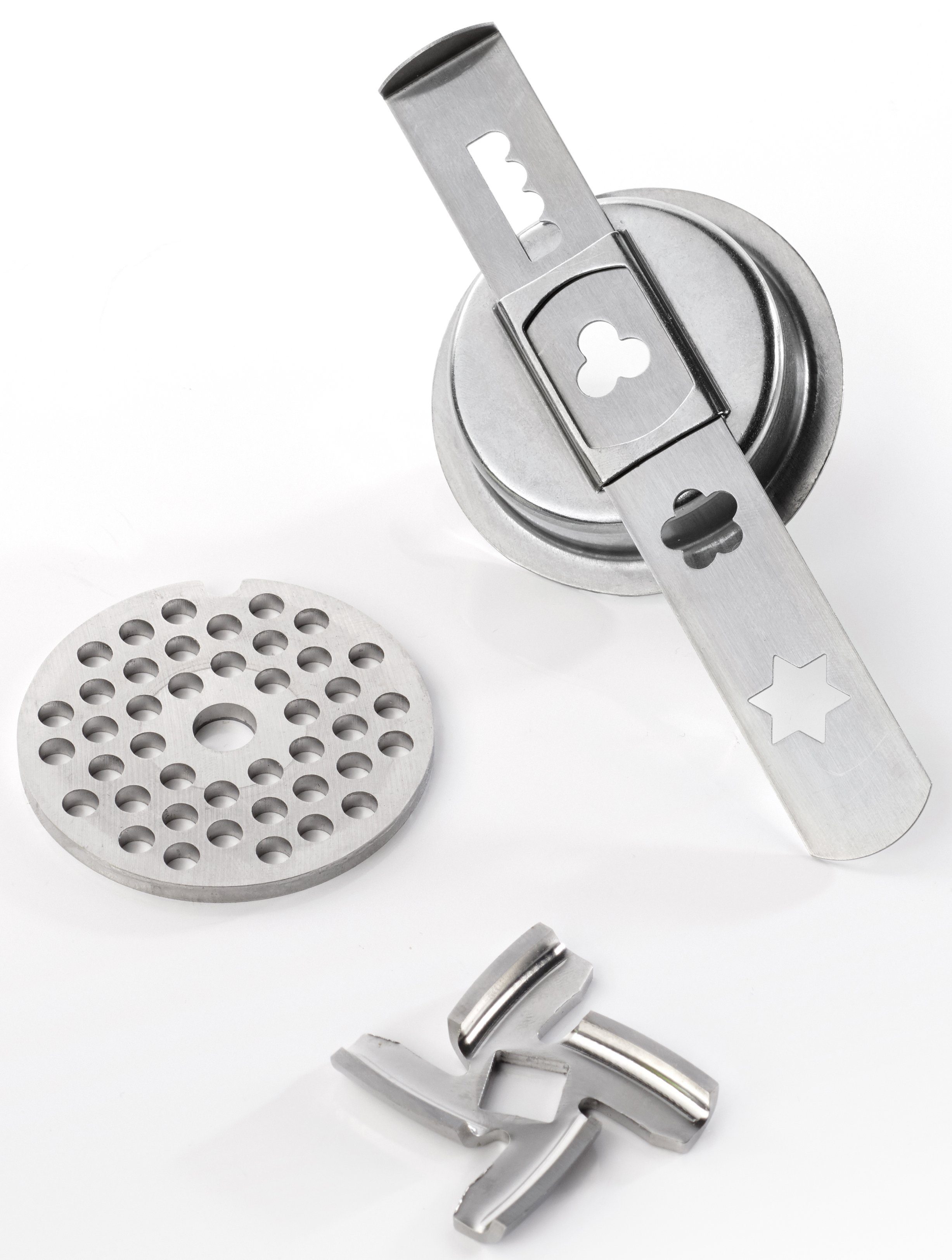 GSW Fleischwolf Nr. 8, mit Gebäckvorsatz