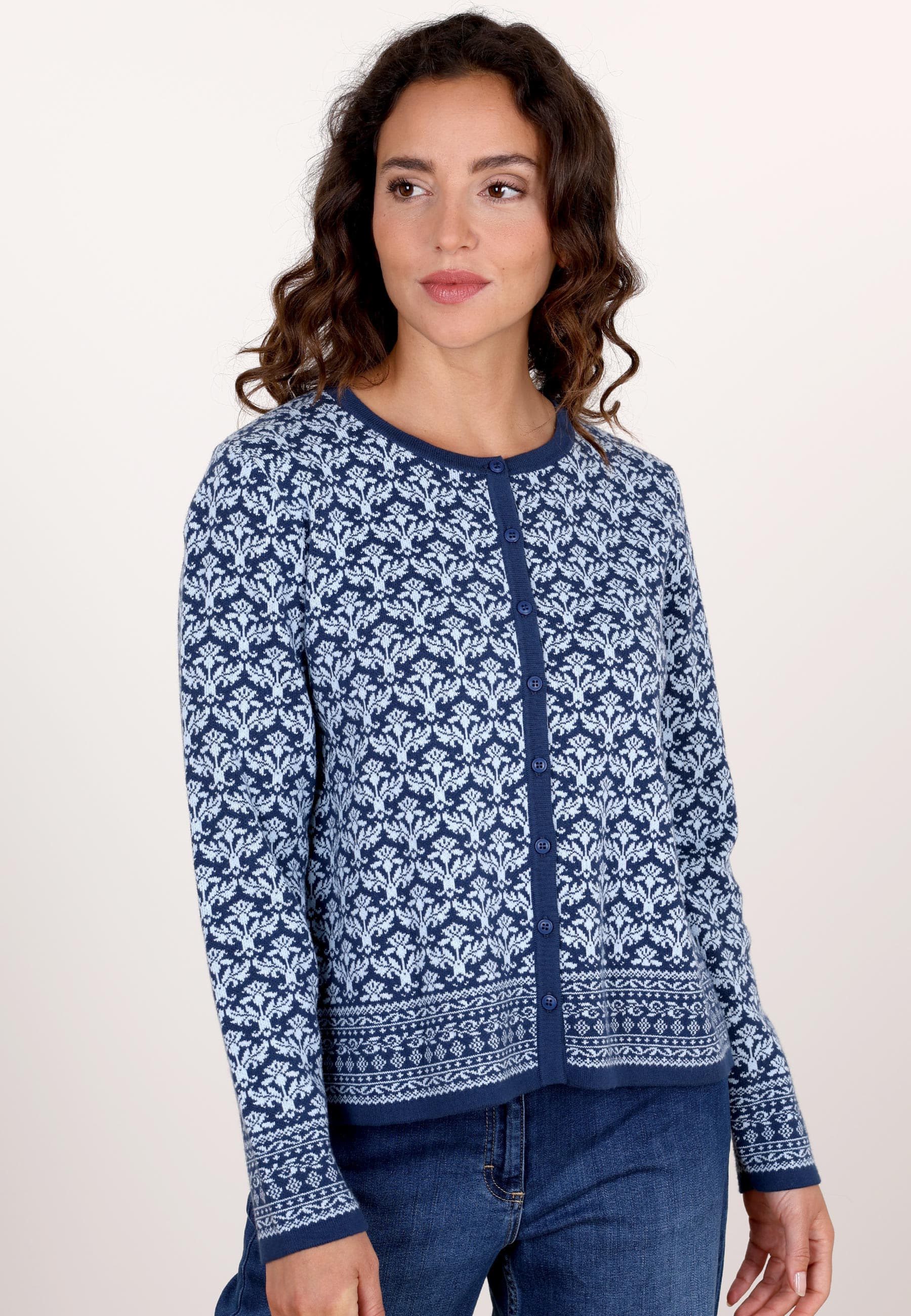 Sorgenfri Sylt Strickjacke Kadir Nordic Kellerfalte am Rücken