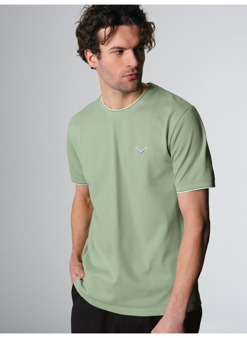 Trigema T-Shirt "TRIGEMA T-Shirt in Piqué-Qualität", (1 tlg.) günstig online kaufen