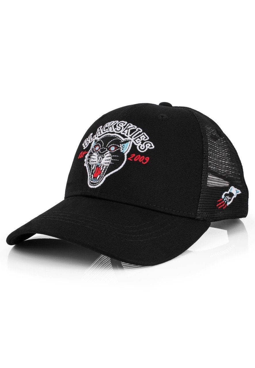 Blackskies Baseball Cap Traditional Tattoo Trucker Cap Panther Triple-Black