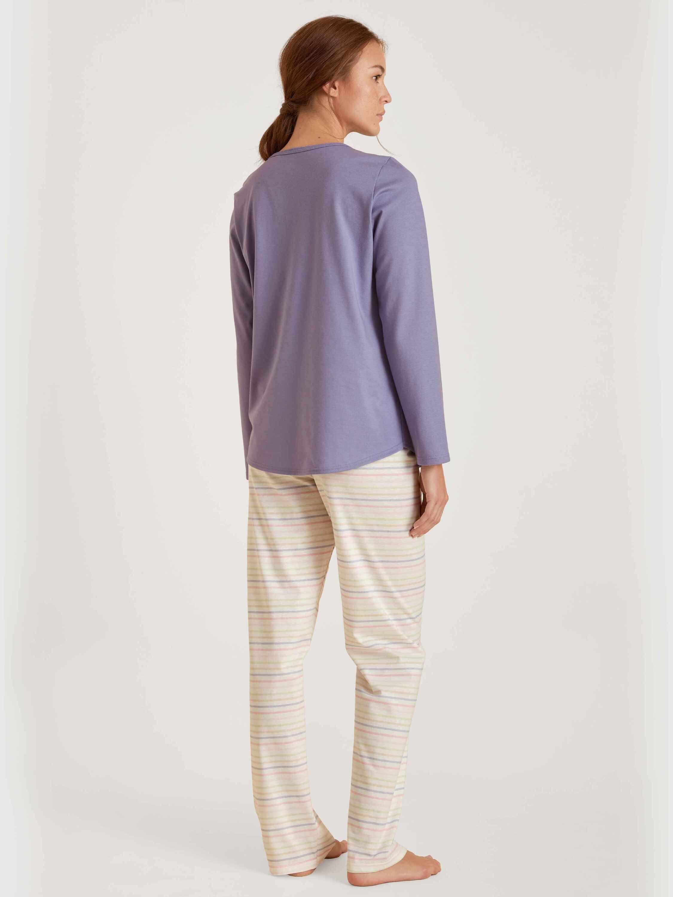 CALIDA Pyjama Pyjama, lang tlg) (2 blue provence