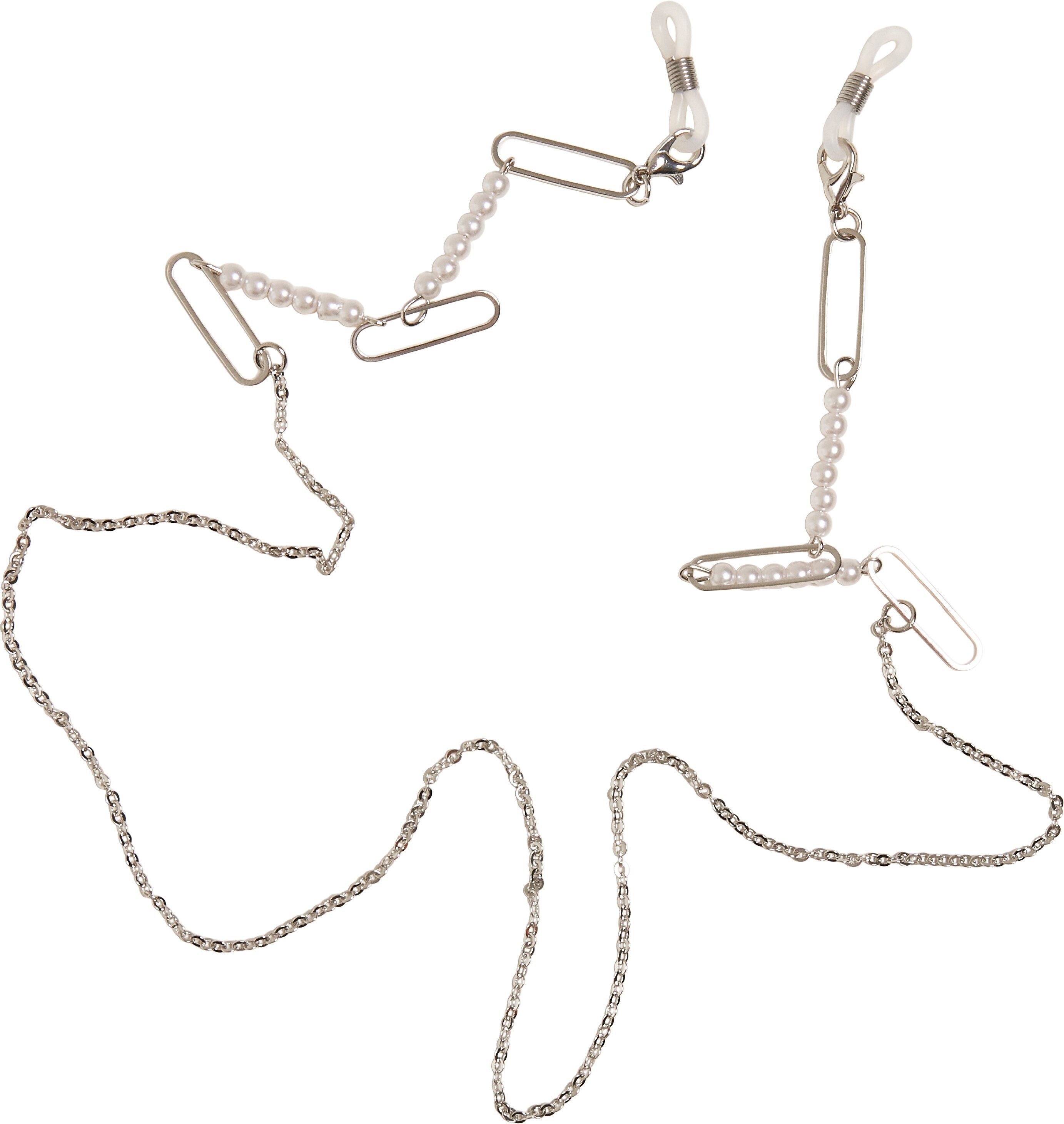 URBAN CLASSICS Schmuckset silver Chain Pearls (1-tlg) With Accessoires 2-Pack Multifunctional