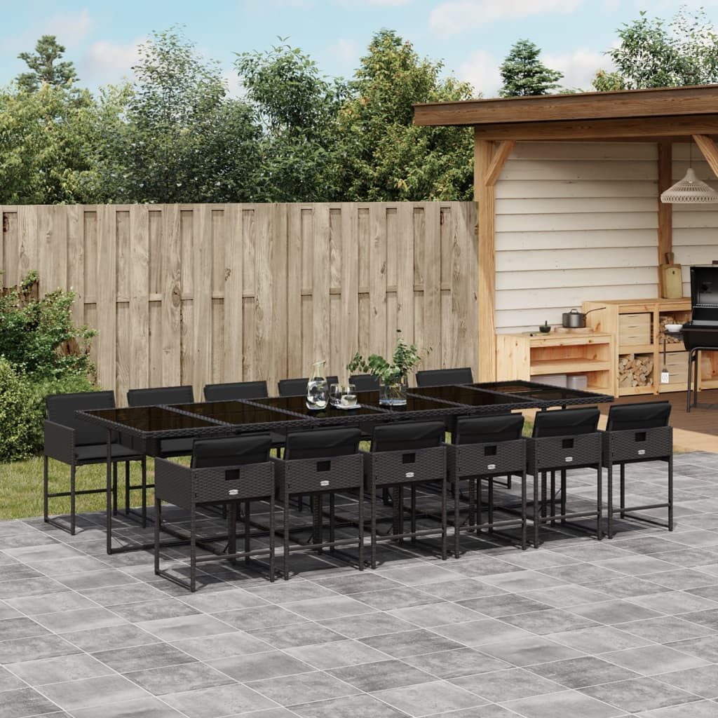 vidaXL Garten-Essgruppe 13-tlg. Garten-Essgruppe mit Kissen günstig online kaufen
