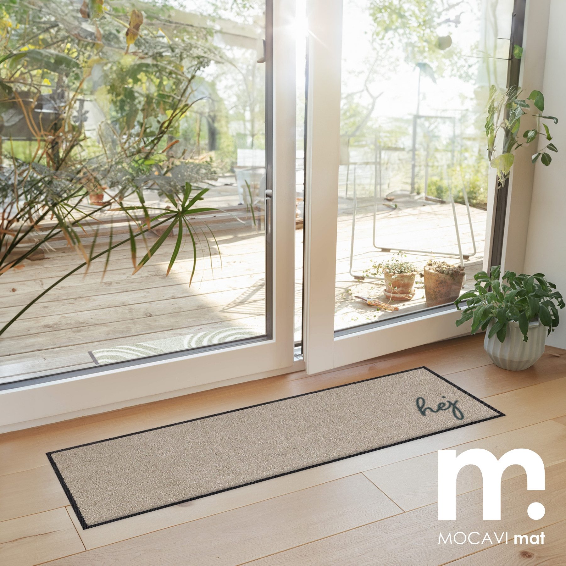 MOCAVI Läufer Läufer klein 30x100 Mat Hej beige, Läufer klein, Höhe: 300 mm