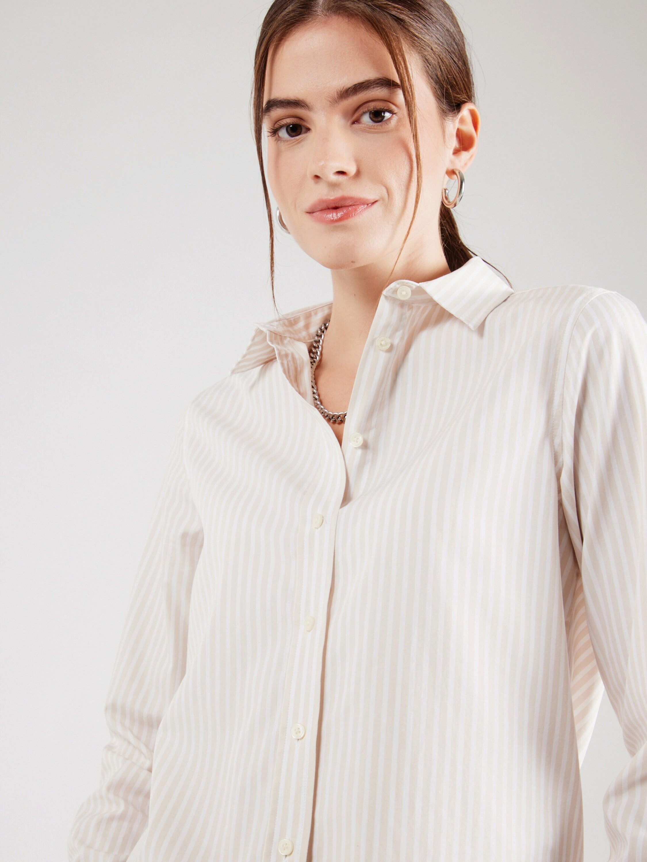 Gant Langarmbluse (1-tlg) Falten