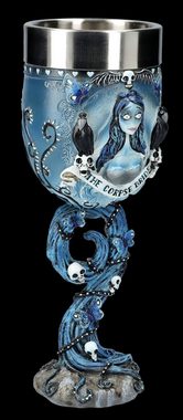 Figuren Shop GmbH Becher Kelch Corpse Bride - Emily - Nemesis Now Weinkelch Becher Merchandise, Kunststein (Polyresin), Edelstahl