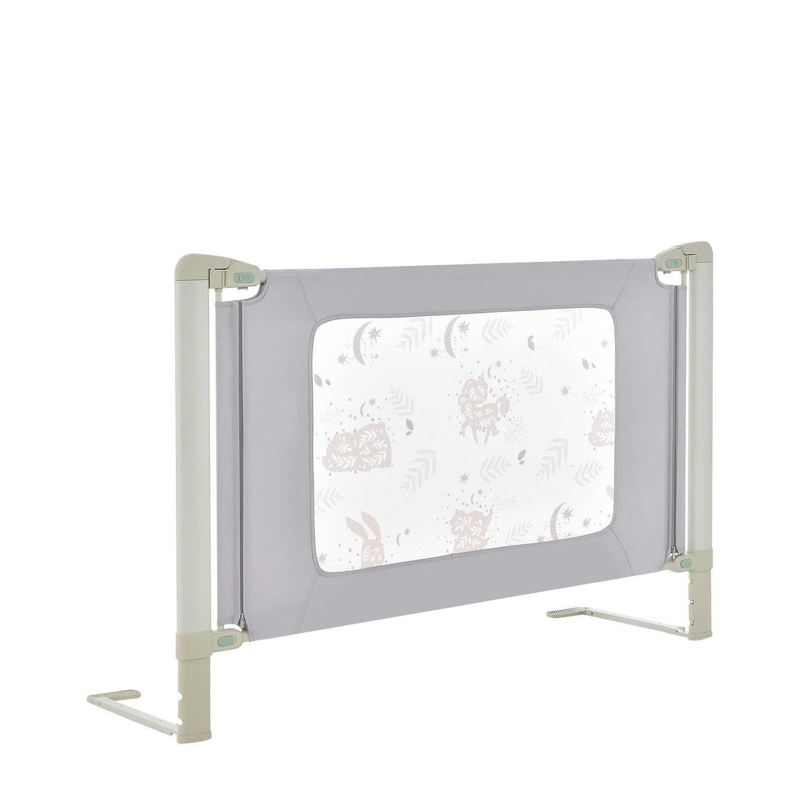 COSTWAY Bettschutzgitter, mit einstellbarer Höhe