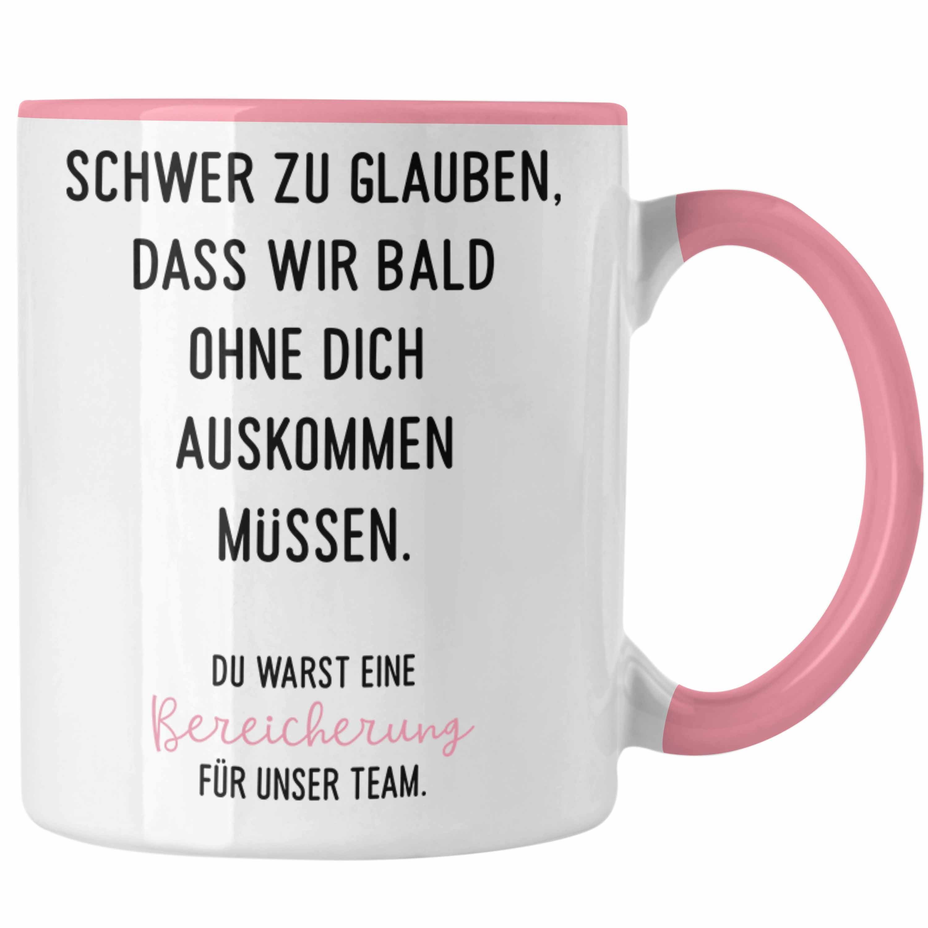 - Jobwechsel Schwer Neuer Abschied Job Trendation Zu Glauben Tasse Trendation Geschenk Rosa Geschenkidee Tasse zum