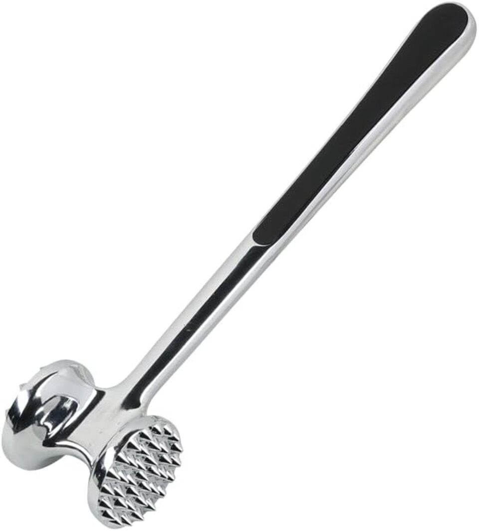KESPER® Fleischklopfer Fleischklopfer Edelstahl, Fleischhammer 20,5 cm, beidseitig nutzbar