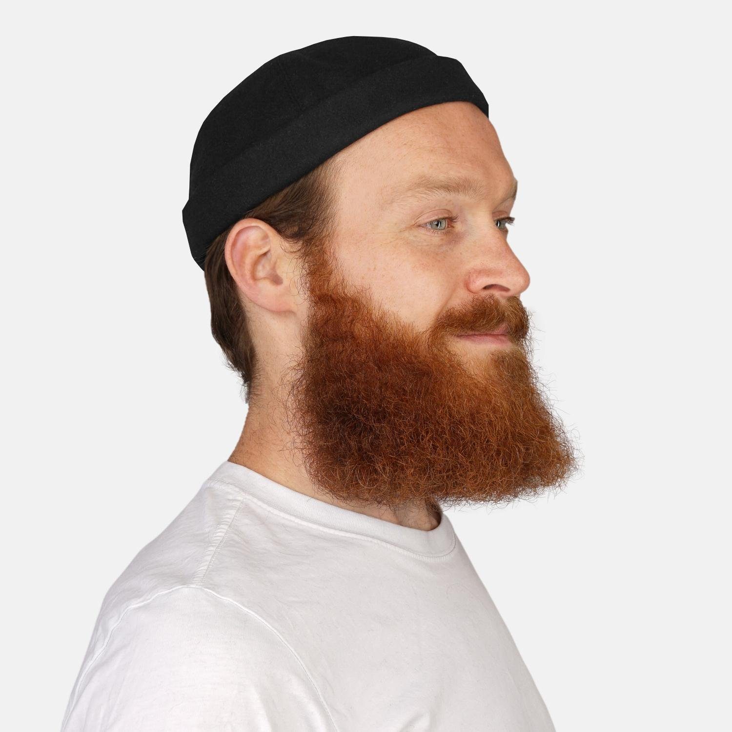 HANSEHELD Schiebermütze Docker Cap Blau Wolle günstig online kaufen