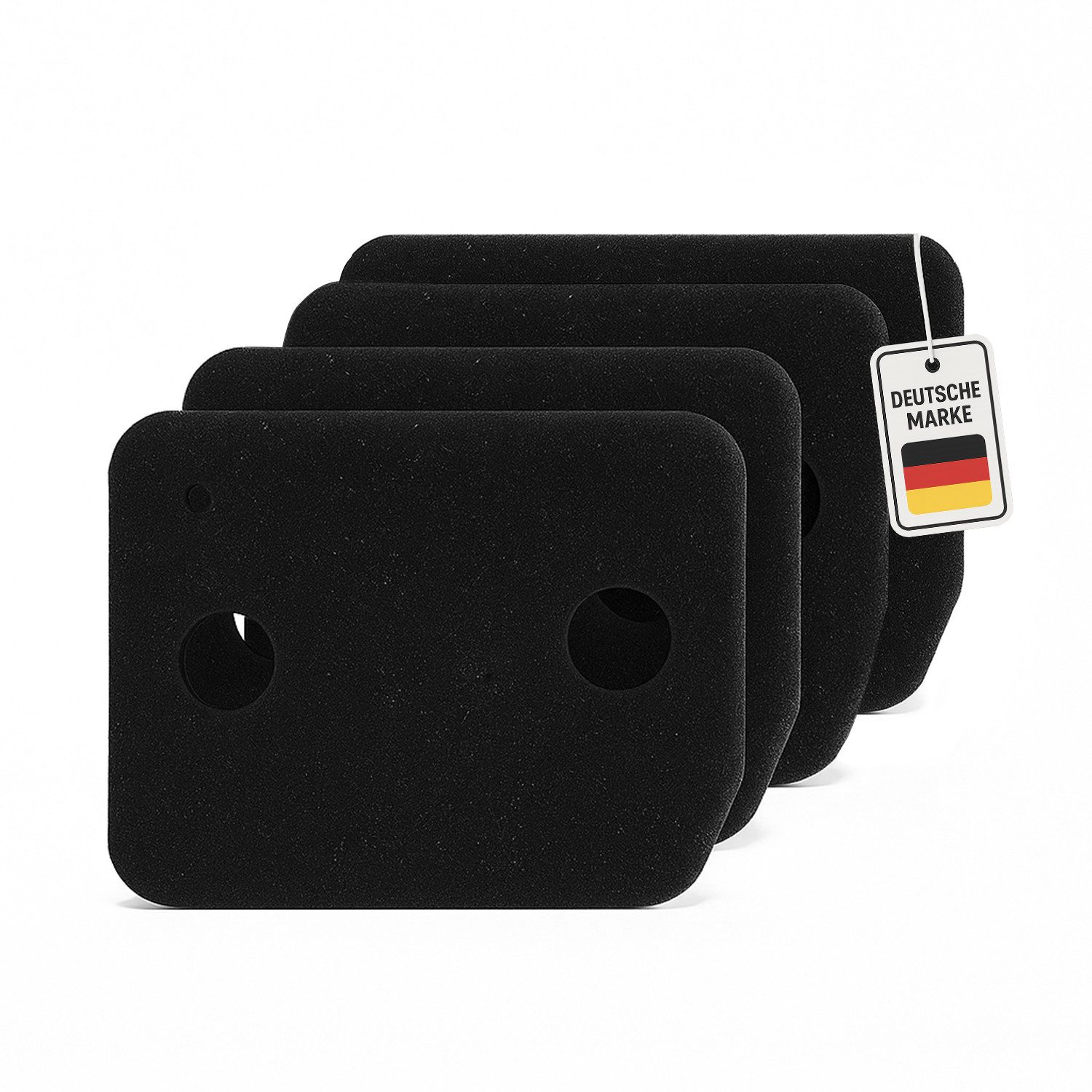 Roxlin Filtereinsatz Dryer Filter for Miele T1 9164761, Sponge Mat Fine-Coarse (4 St)