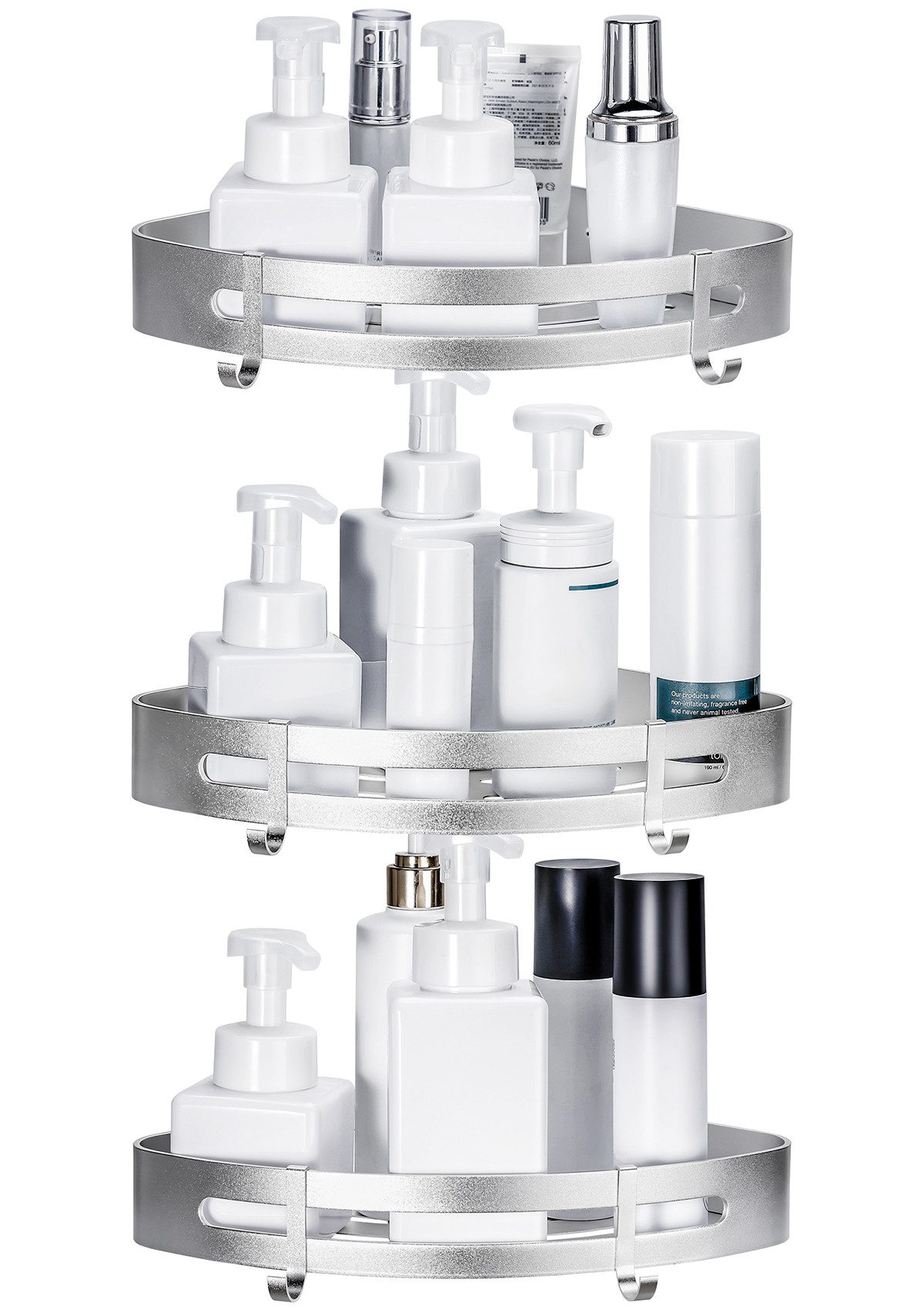 Yorbay Duschablage Duschregal ohne Bohrung, 3 Stücke Duschablage Eckregal D günstig online kaufen