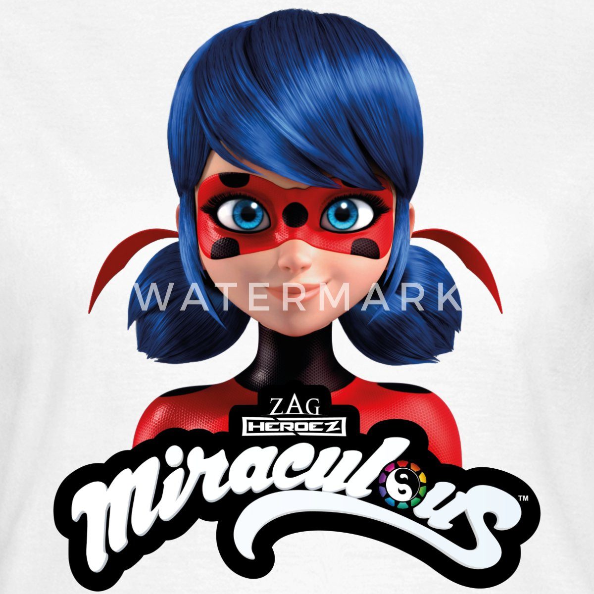 Spreadshirt T-Shirt Miraculous Ladybug Mit Logo günstig online kaufen