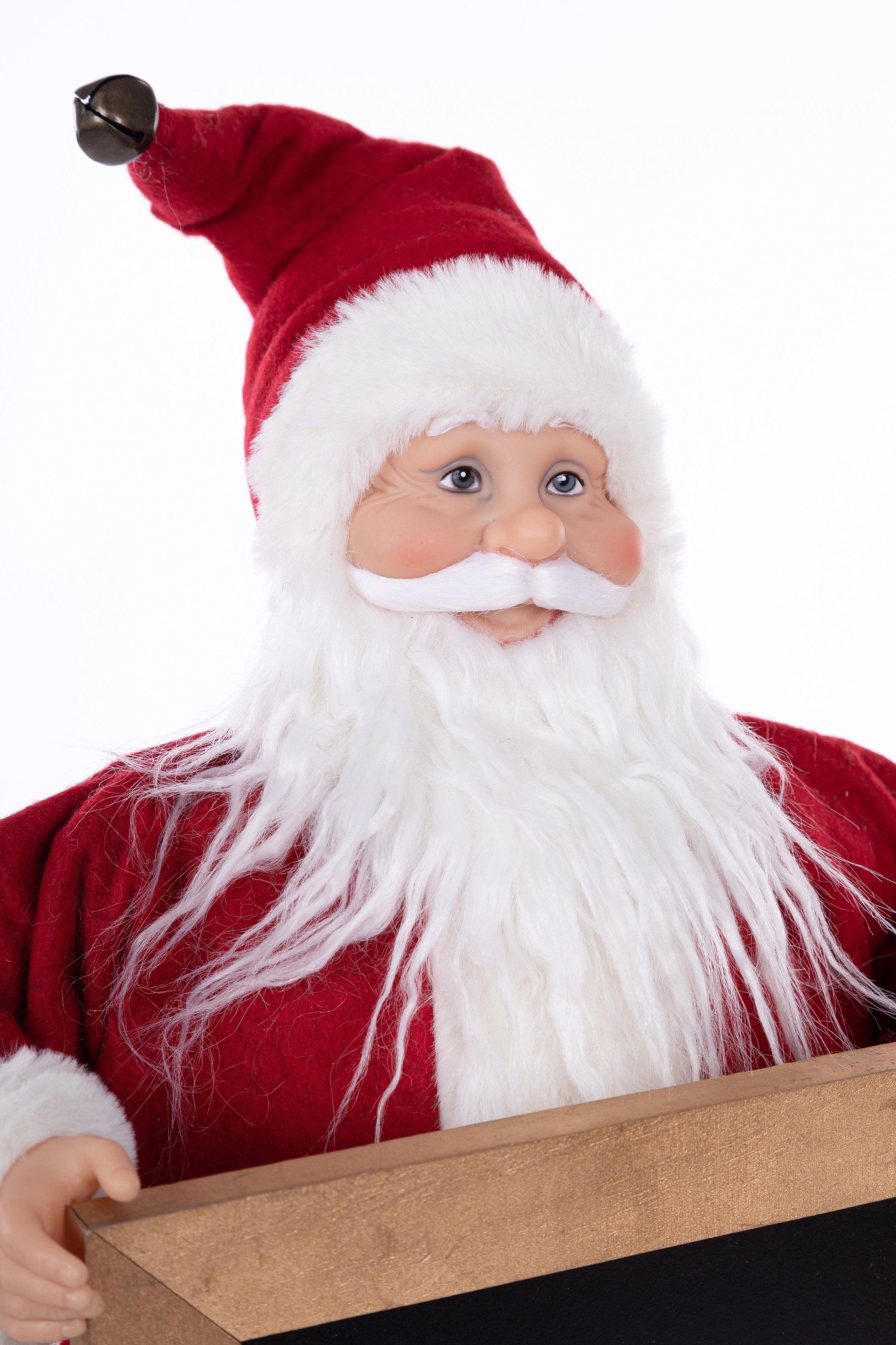 Myflair Möbel & Accessoires Weihnachtsmann Weihnachtsdeko rot, mit Tafel zum Beschriften, Höhe ca. 61 cm