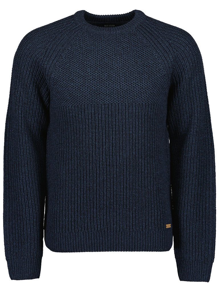 Blue Seven Rundhalspullover Herren Pullover Strickpullover günstig online kaufen