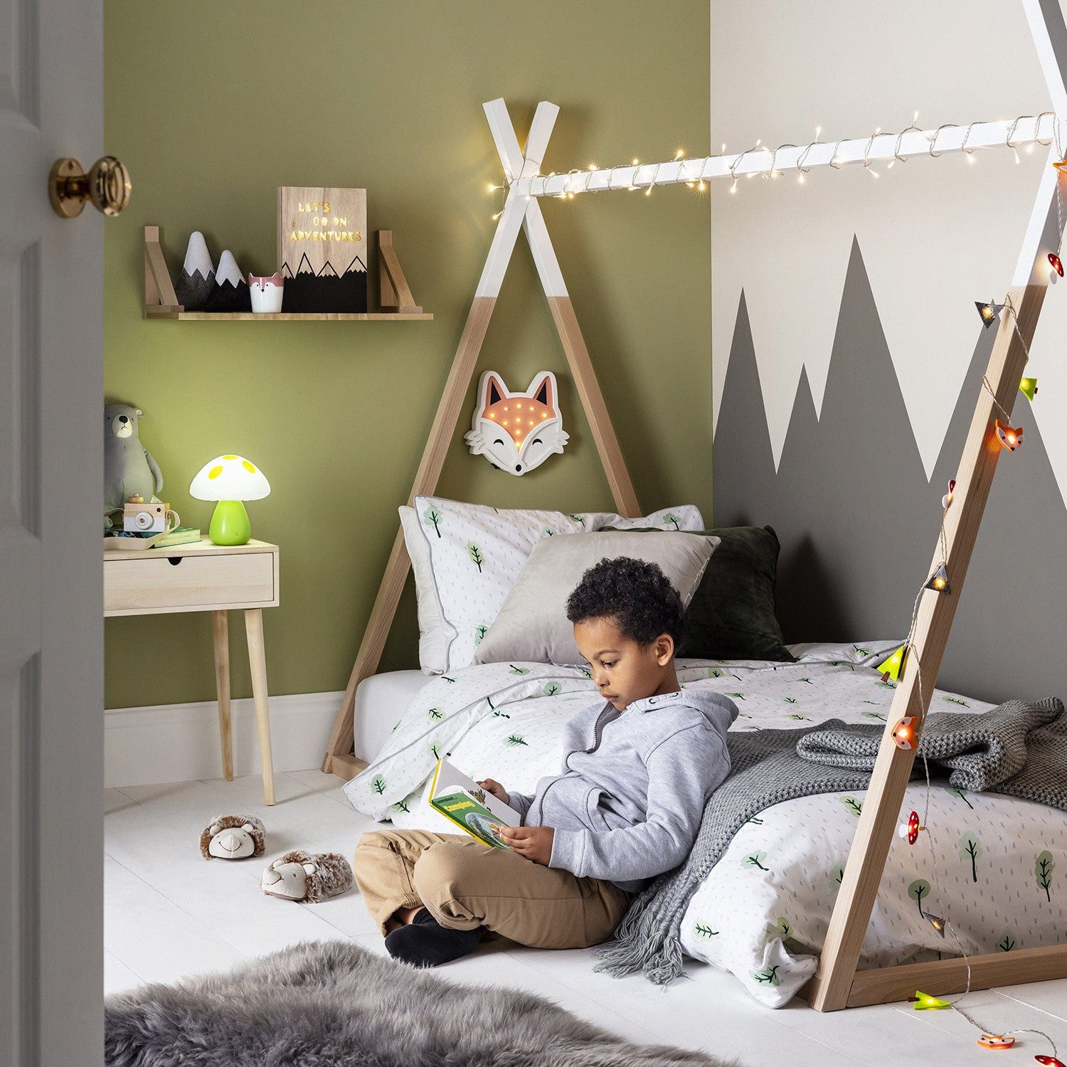 Lights4fun LED Wandleuchte Fuchs Wandlampe Kinderzimmer – Bild 5 von 5