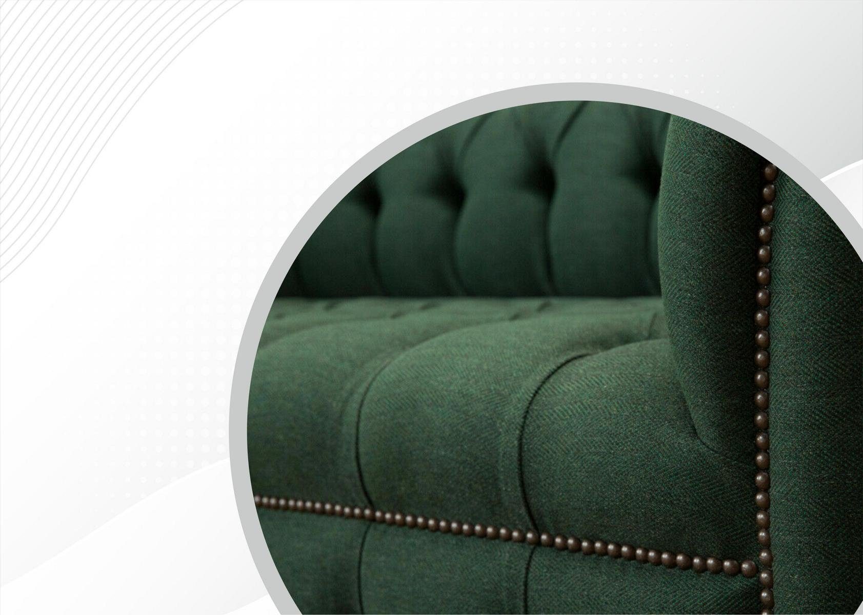 JVmoebel Chesterfield-Sofa, Chesterfield 3 Sofa Couch 225 Design Sitzer Sofa cm