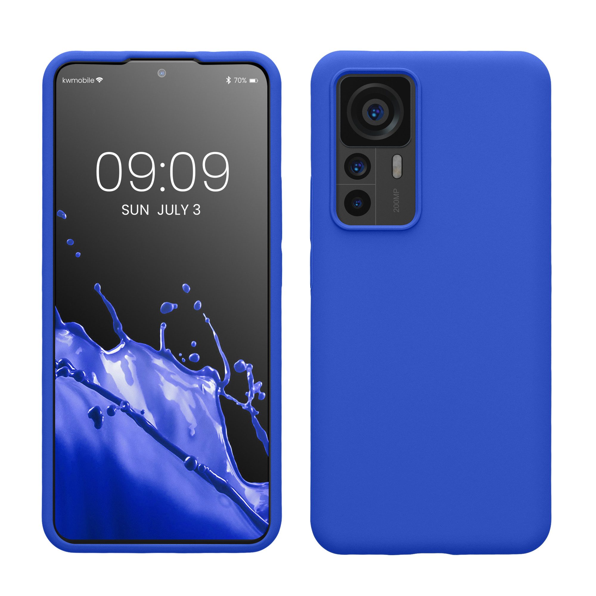kwmobile Smartphone-Hülle Handyhülle für Xiaomi 12T / 12T Pro Hülle, Weiches Handy Silikon Case - Schutzhülle Cover