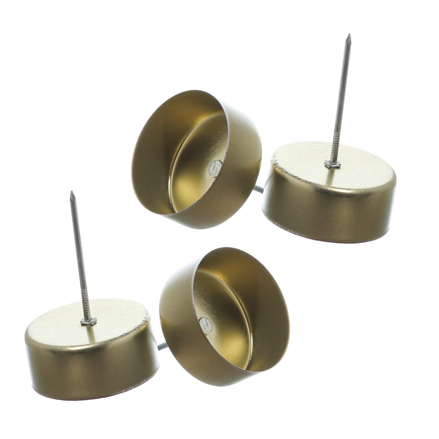 MARELIDA Teelichthalter Adventskranzstecker ohne Dorn f. LED Teelichter Teelichthalter 4cm 4St (4 St)