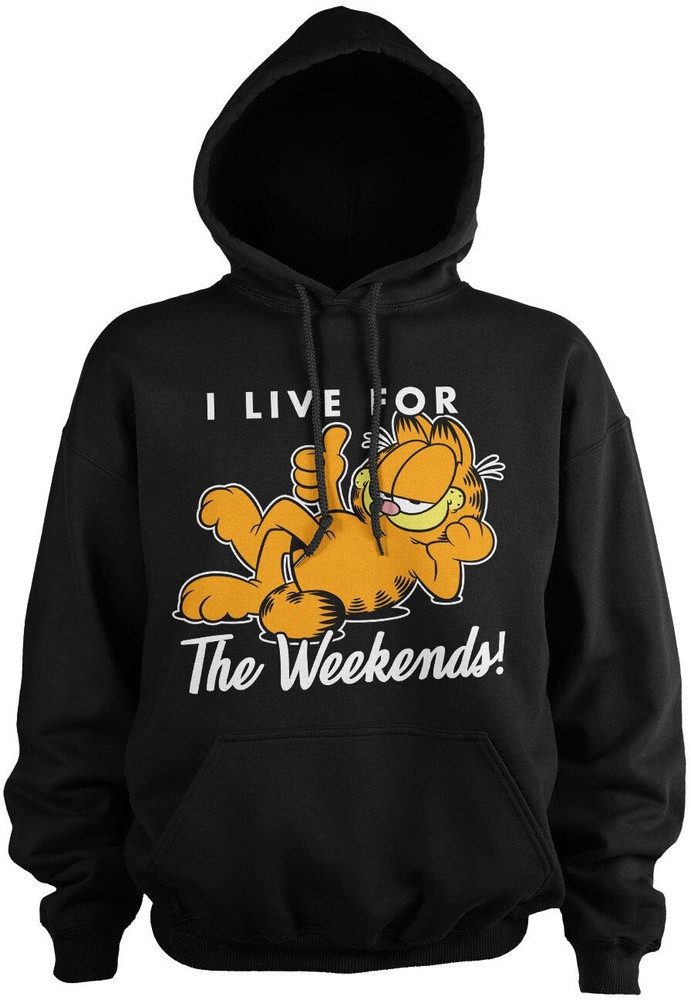 Garfield Hoodie Live For The Weekend Big Tall Hoodie