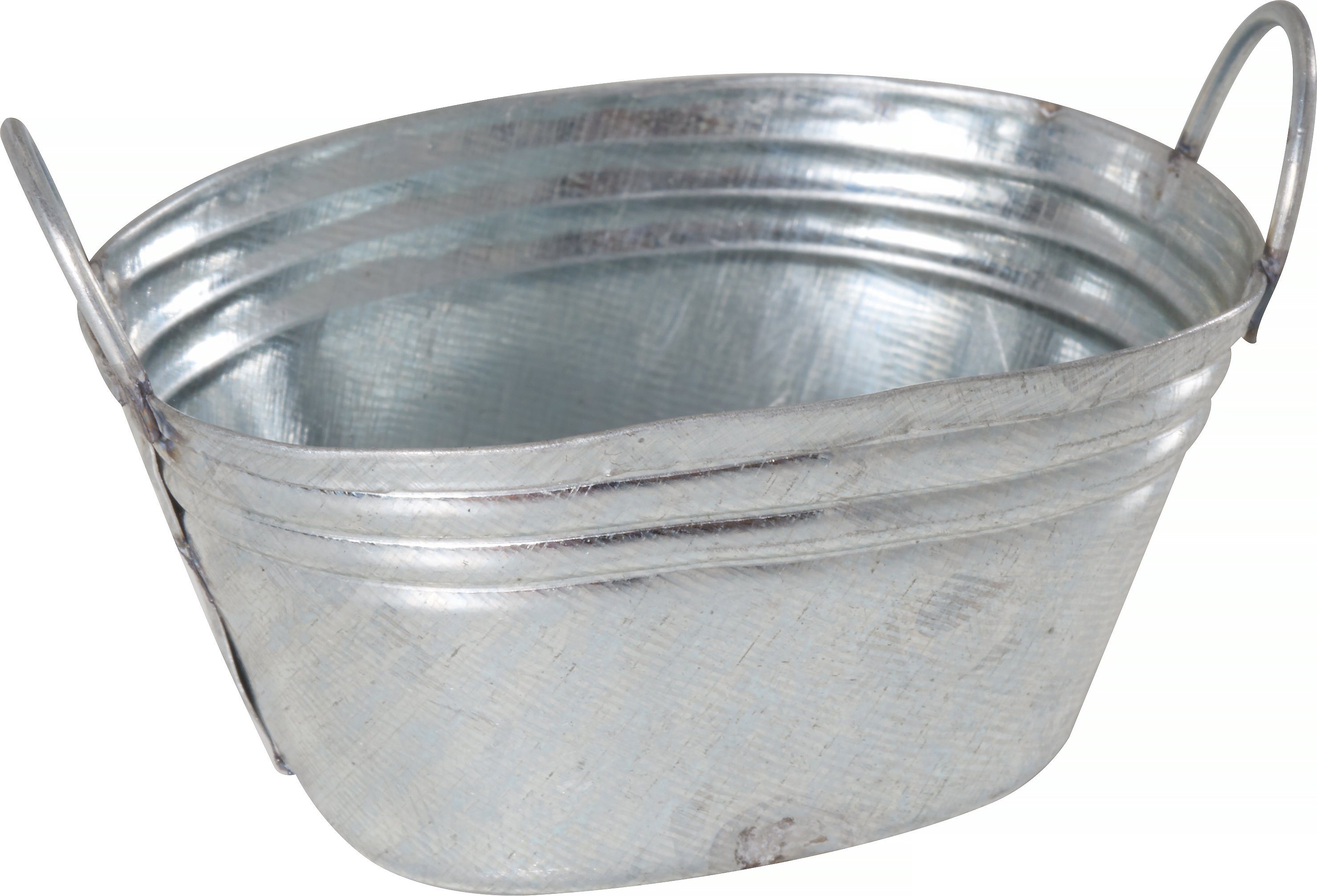 HobbyFun Dekofigur Metall-Wanne, 5,1 cm x 3,9 cm x 3,2 cm