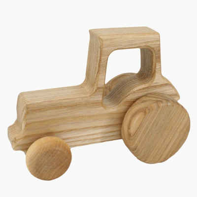 Lotes Toys Spielzeug-Traktor »Traktor aus Holz«, aus fein geschliffenem Eschenholz