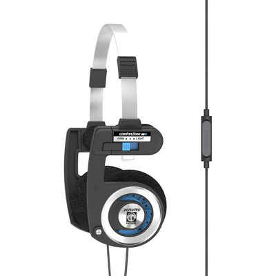 Koss Porta Pro Mic / Remote - Headset - schwarz/silber On-Ear-Kopfhörer