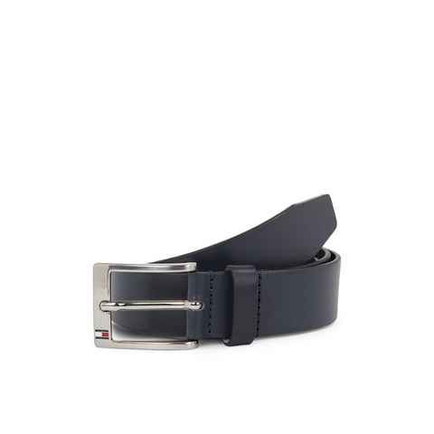 Tommy Hilfiger Ledergürtel New Aly Belt mit quadratischer Logo-Metallschnalle