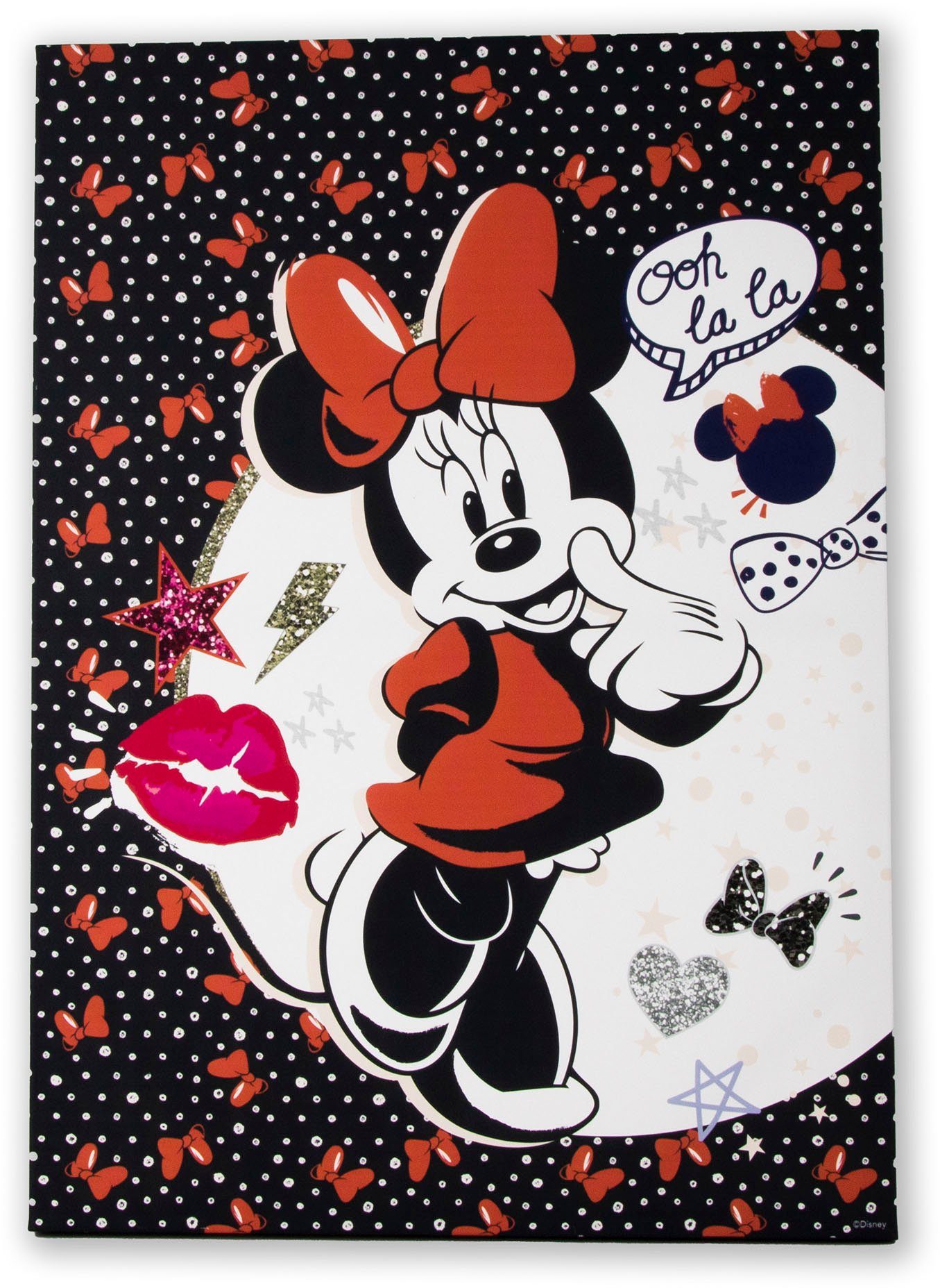 Disney Leinwandbild Minnie Kiss, (1 St)
