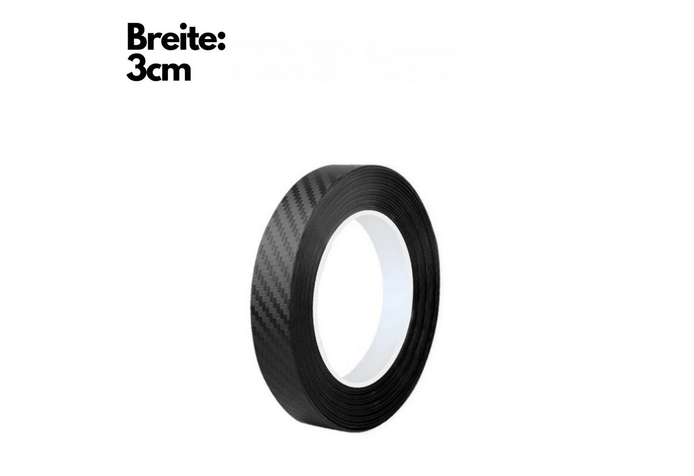 Thumbnail - HS.SUPPLY Zierleisten-Aufkleber Carbon Design Band, Zierleistenklebeband, (Komplettset), witterungsbeständig, wiederverw...