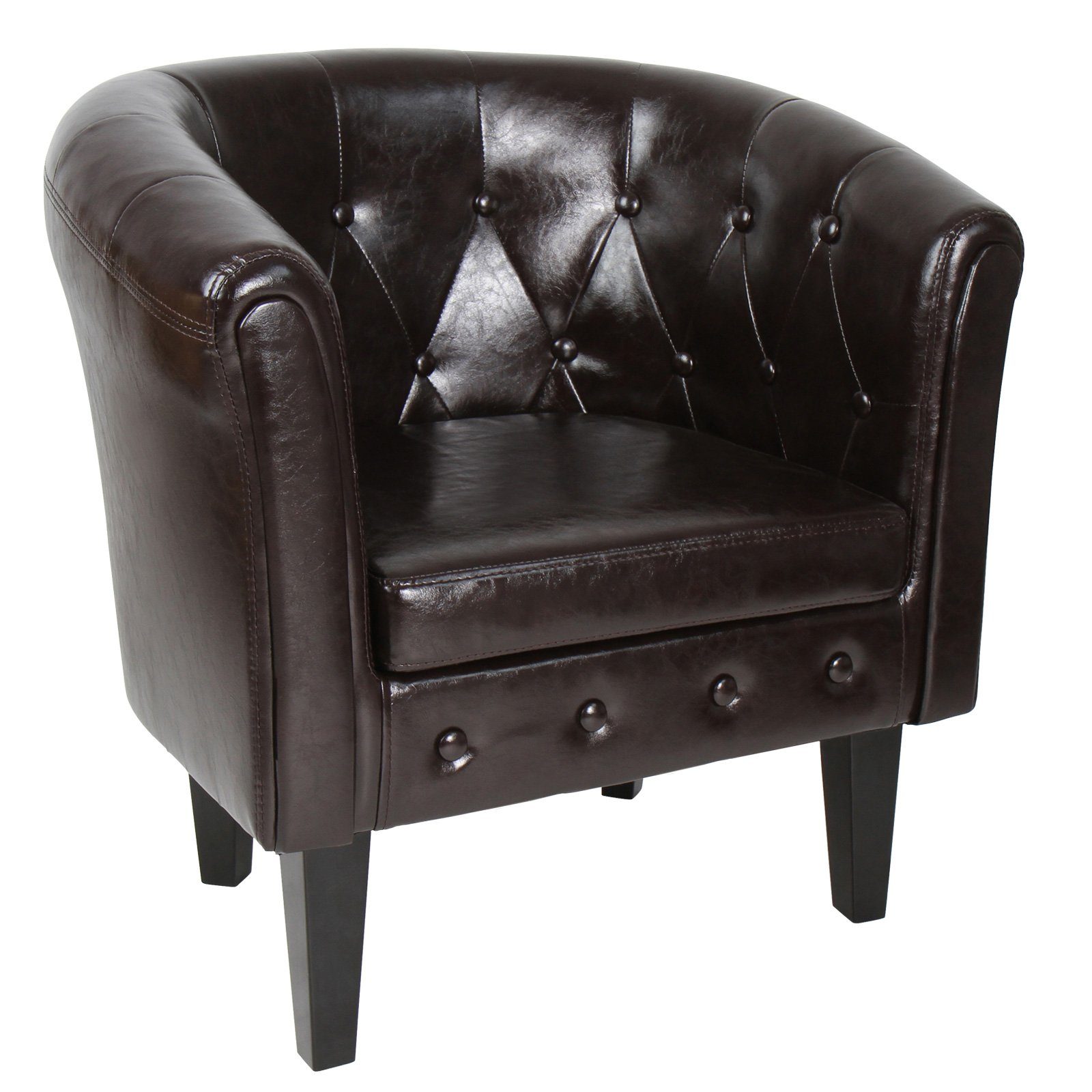 MIADOMODO Chesterfield-Sessel Chesterfield Sessel Loungesessel Clubsessel günstig online kaufen