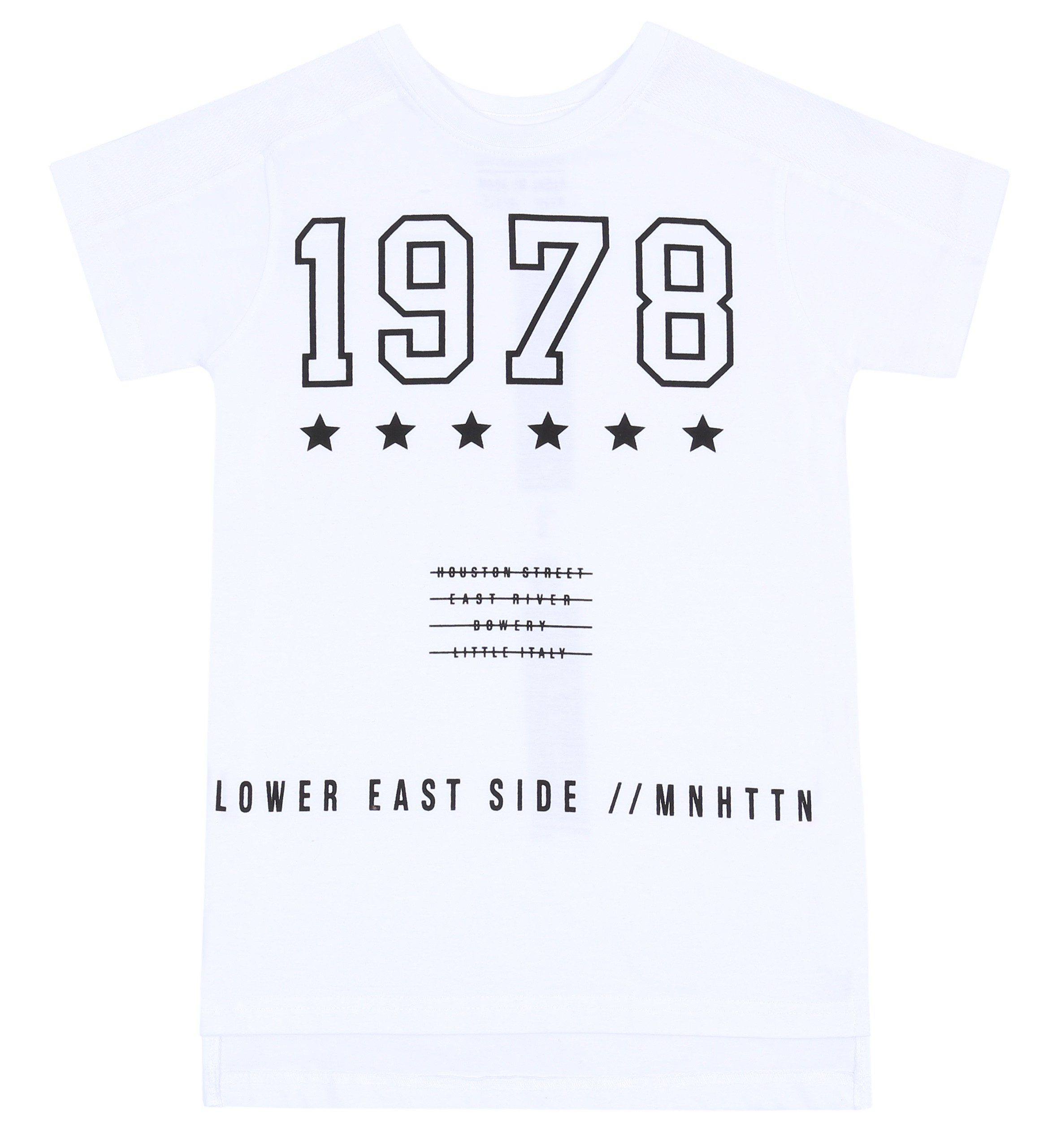 Kurzarmbluse Weißes T- Shirt mit Aufdruck 10-11 Jahre