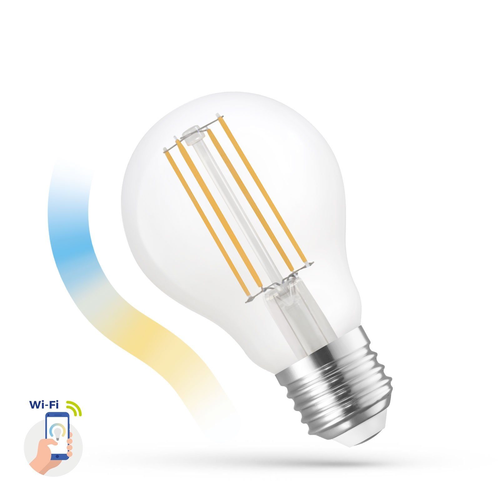 Spectrum LED-Leuchtmittel LED E27 A60 Klar günstig online kaufen