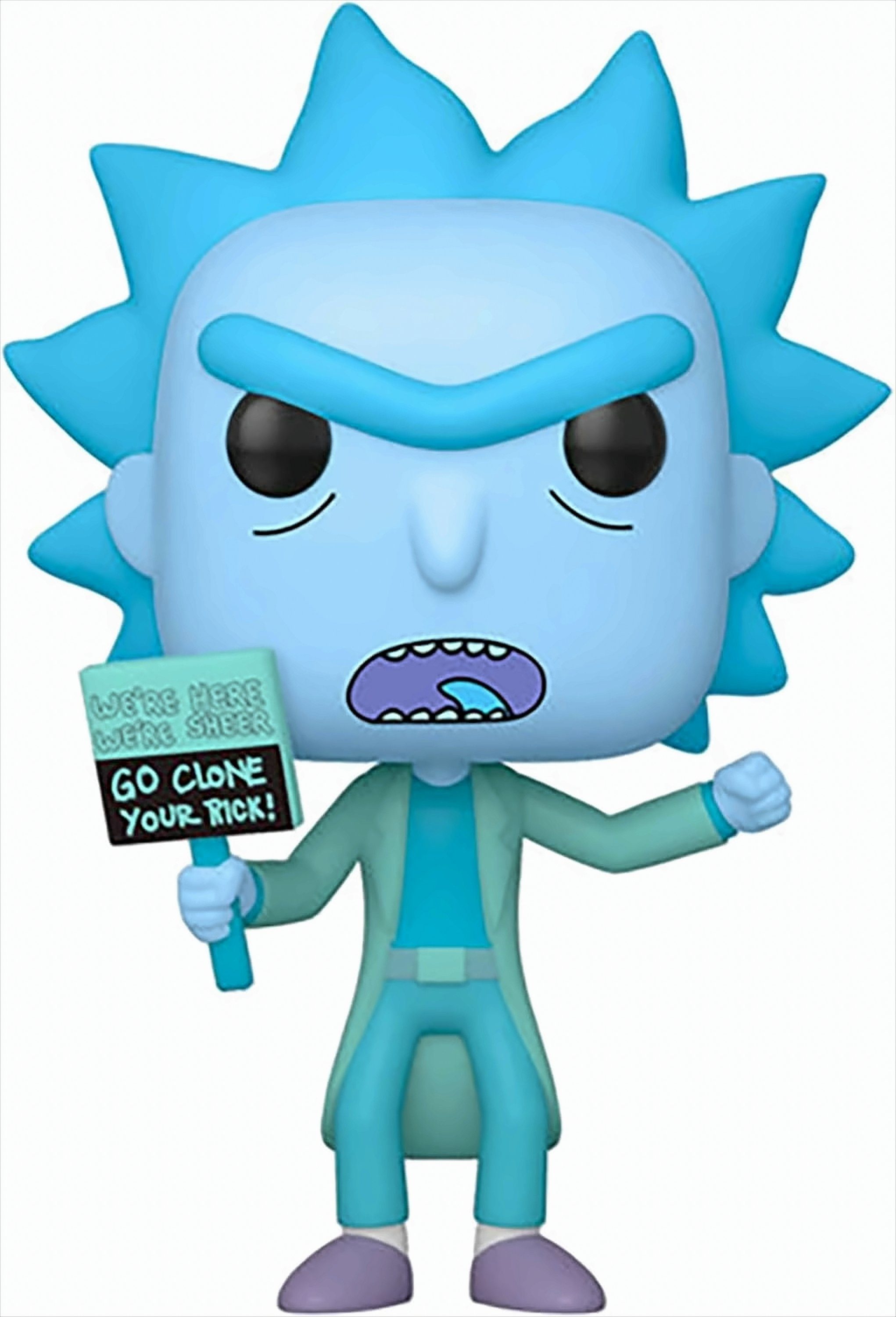 Funko Spielfigur Funko 44252 POP! Animation: Rick & Morty - Hologram Rick Clone