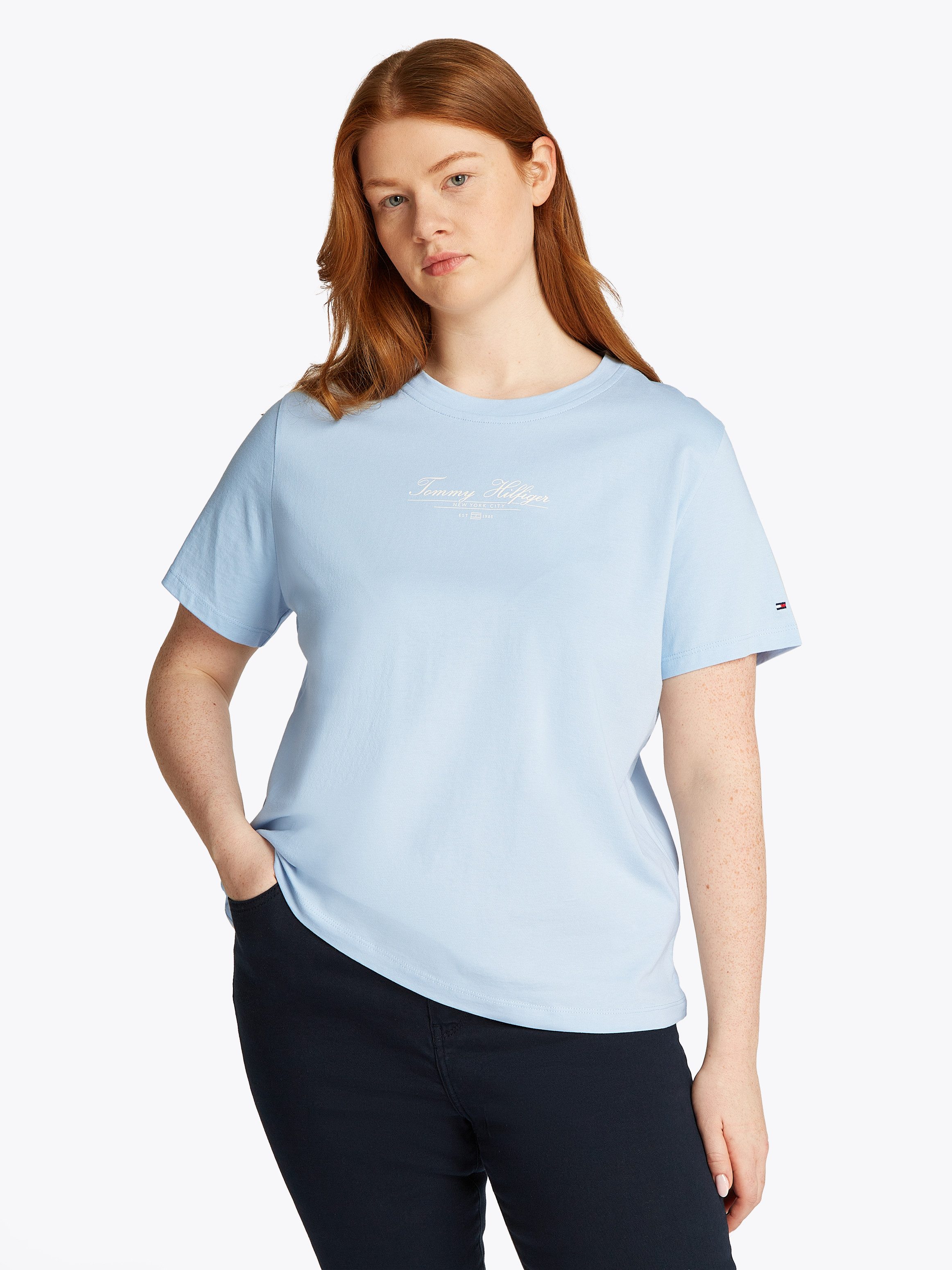 Tommy Hilfiger Curve Rundhalsshirt CRV REG günstig online kaufen