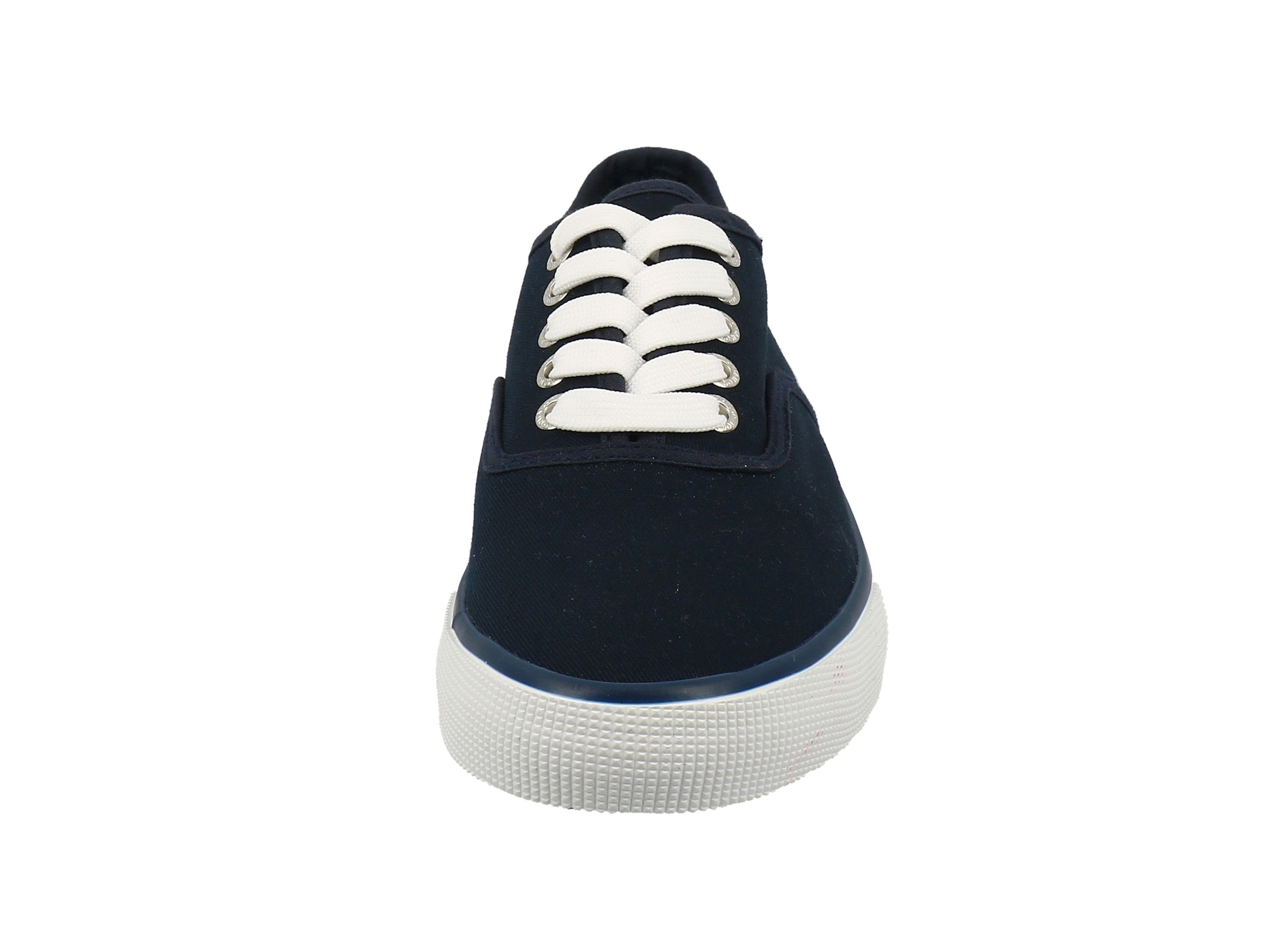 navy 3295302 Denim Damen TOM Logo-Print TAILOR schlicht Tom Schnürschuh Tailor Schnürhalbschuhe