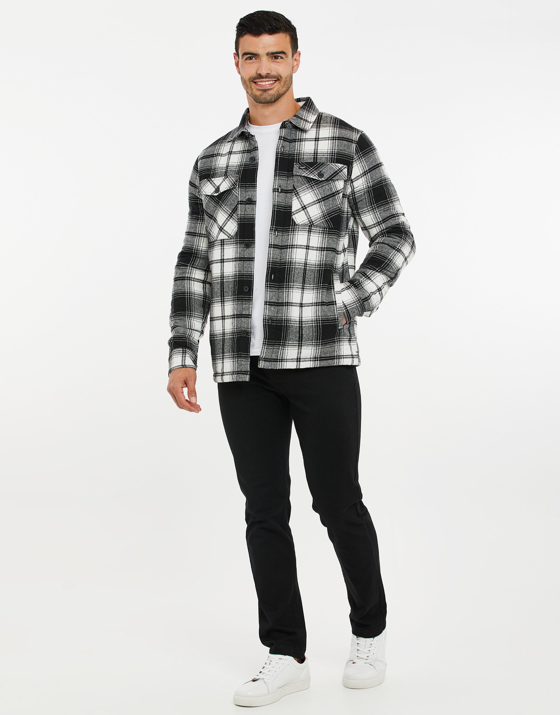 Threadbare Kurzarmhemd mit tollem Karo-Muster günstig online kaufen