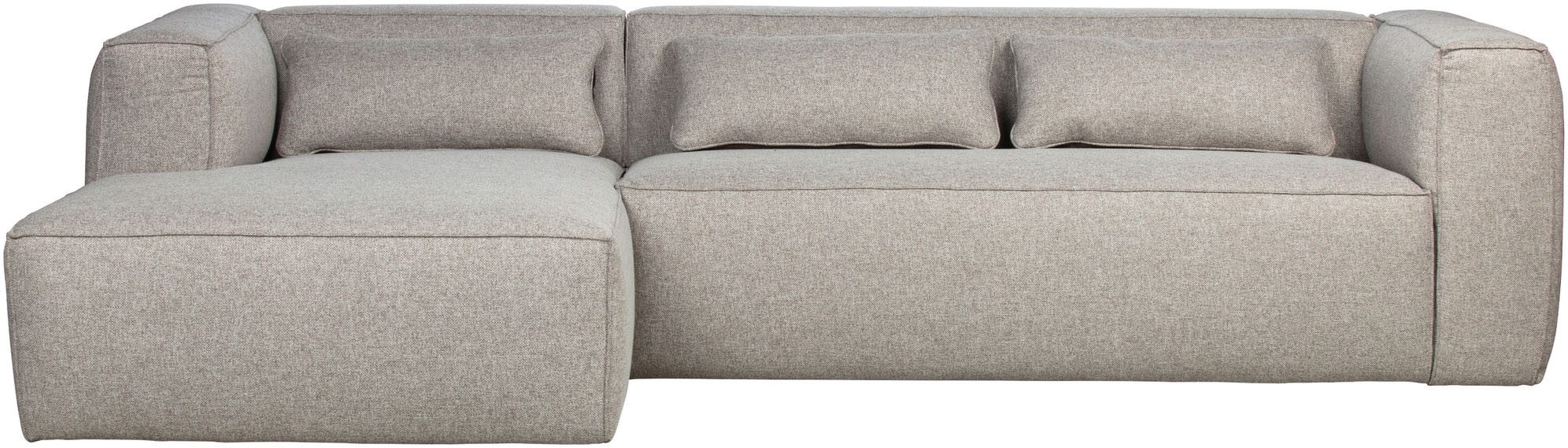 WOOOD Ecksofa Bean, mit Ottomane, inklusive Kissen, Breite 305 cm