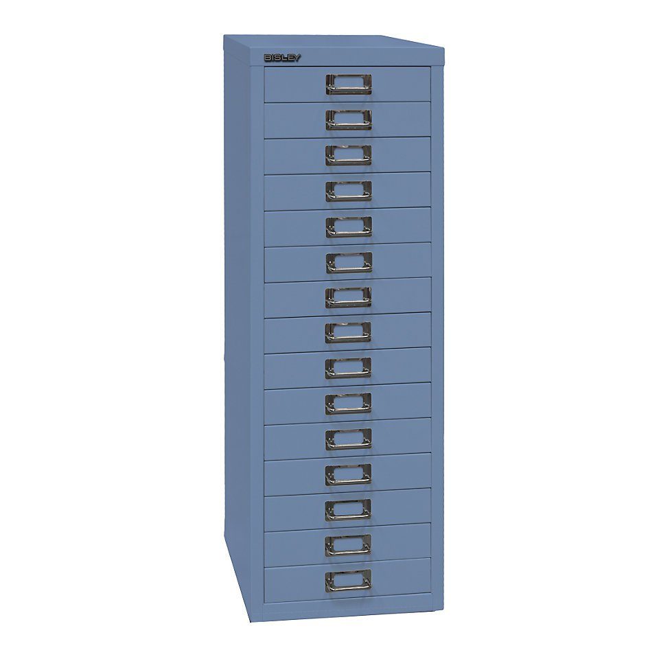 Bisley Hängeregisterschrank B: 279 mm x T: 380 mm x H: 860 mm blau