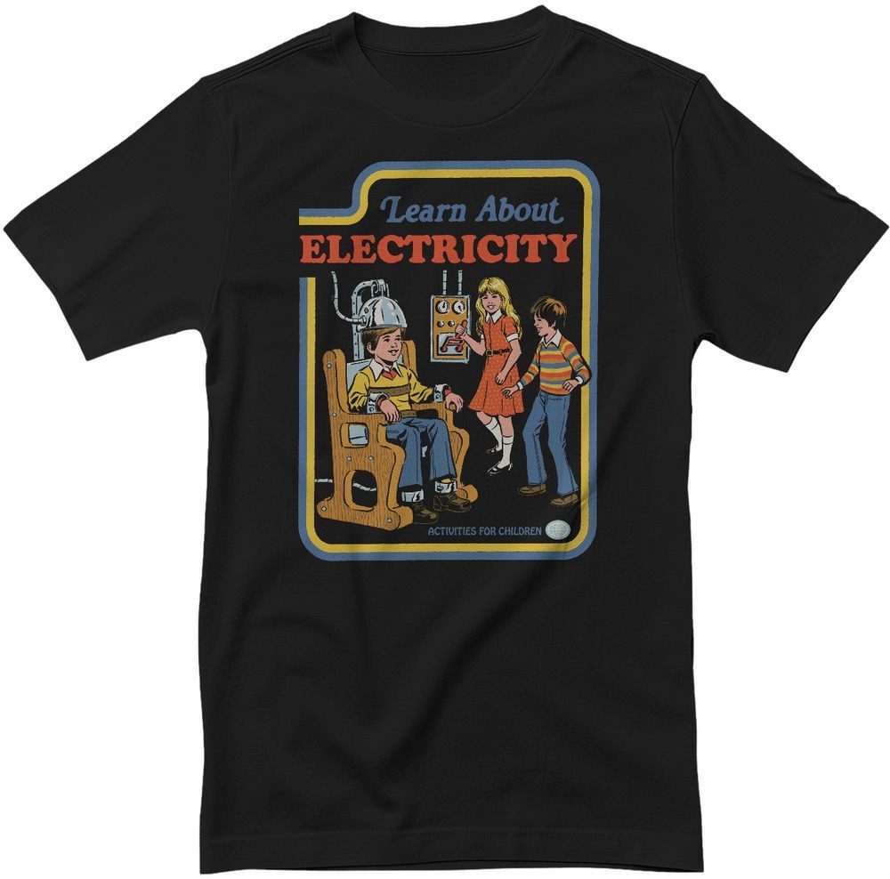 Steven Rhodes T-Shirt Learn About Electricity T-Shirt