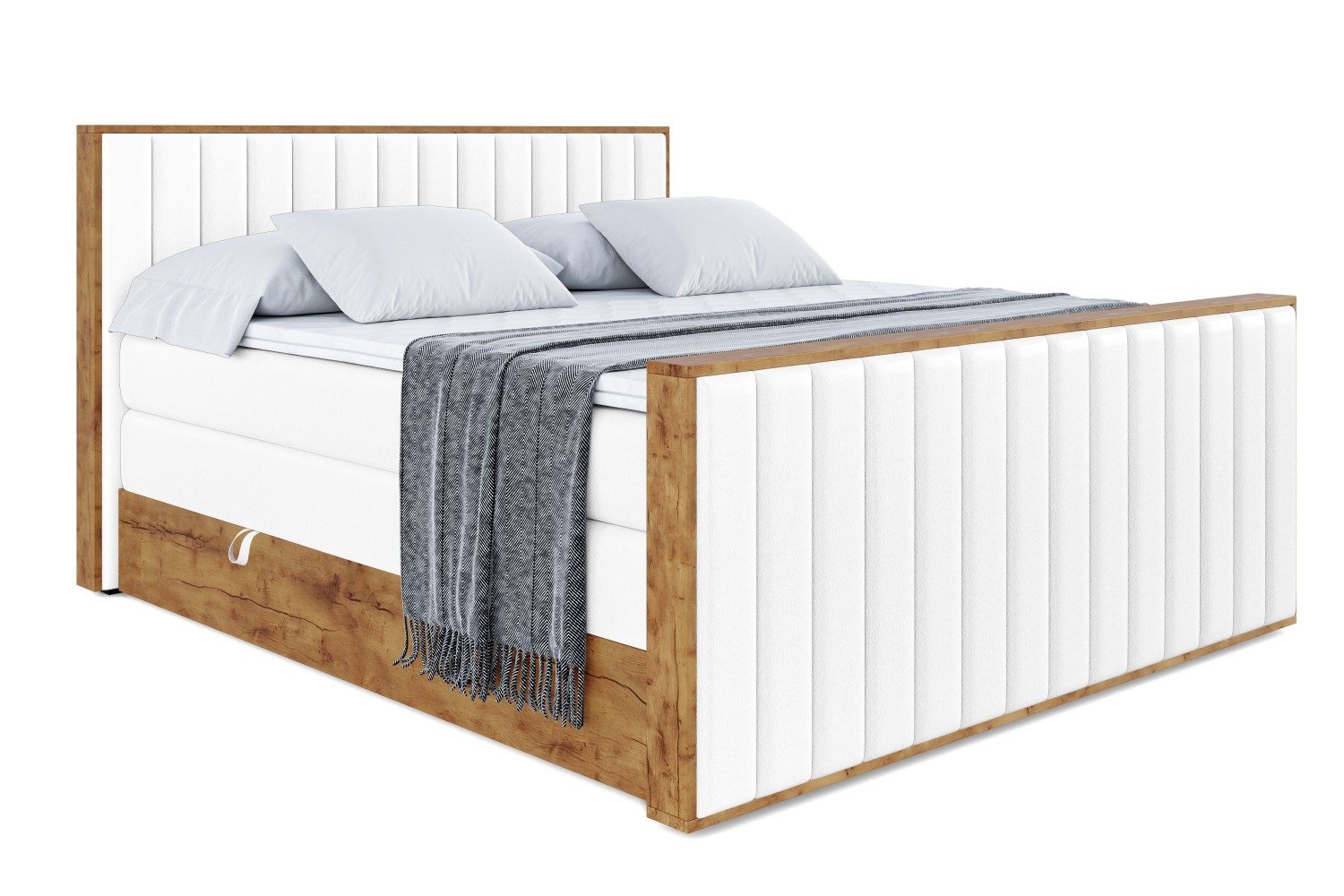 ALTDECOR Boxspringbett LOLLI4-Z KING (Multipocket-Matratze H4, H3 Matratze günstig online kaufen