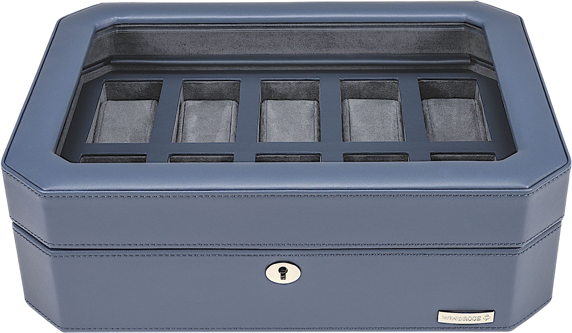 WINDROSE Uhrenbox Tempora, 804011.05, Aufbewahrung, Uhrenkasten, Ø max.40mm, Armbanduhr, Geschenkidee