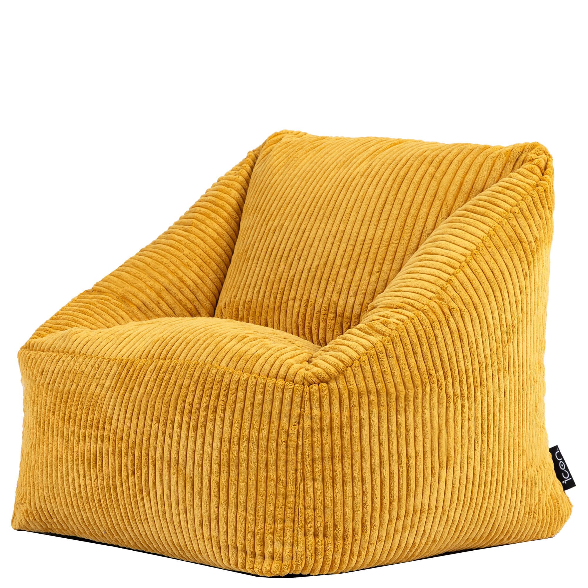 icon Sitzsack Kinder aus Cord Flauschig „Natalia“, 55x44cm, Made in Germany, für Kinderzimmer