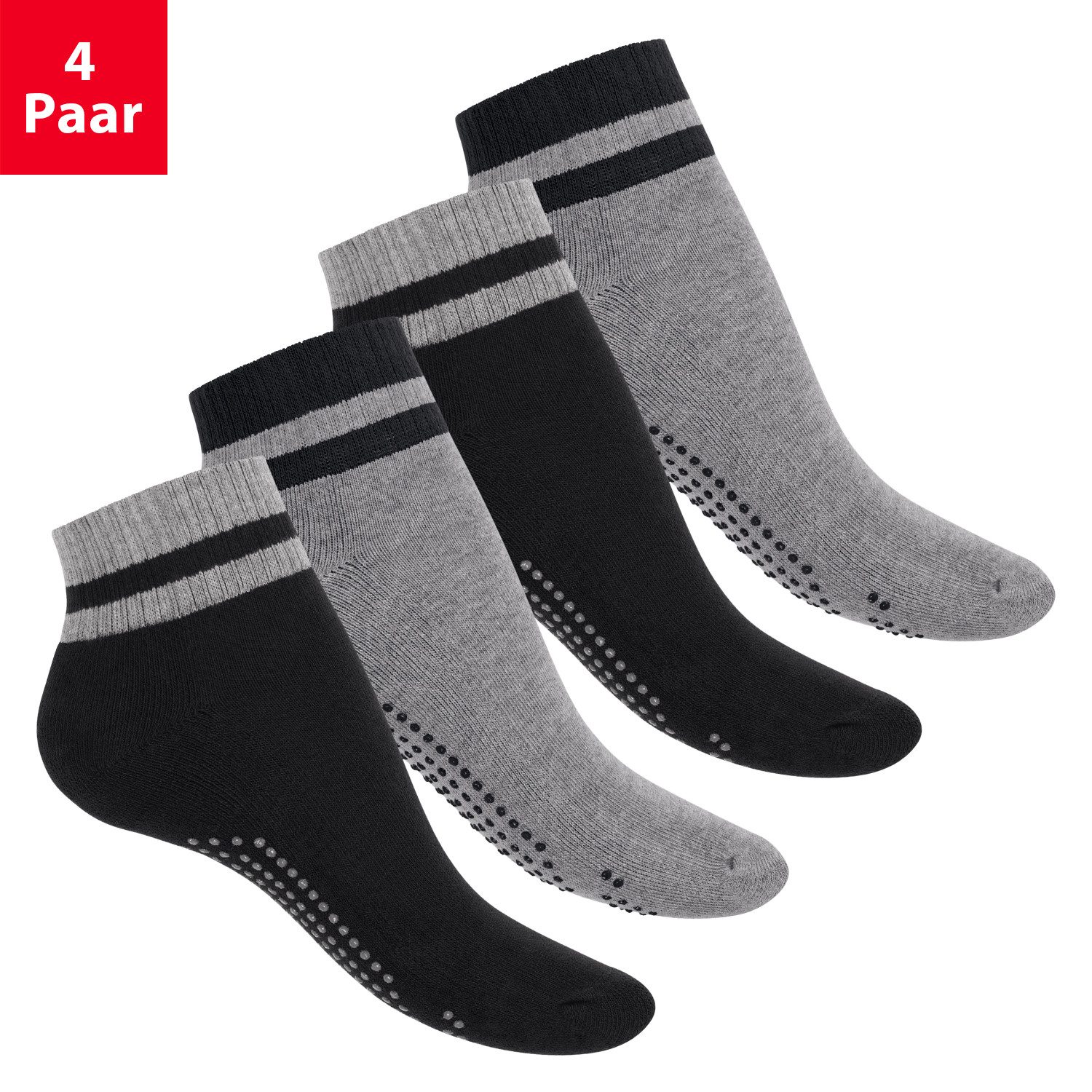 celodoro ABS-Socken Damen & Herren Yoga & Wellness Носки ABS Frotteesohle (4 Paar)